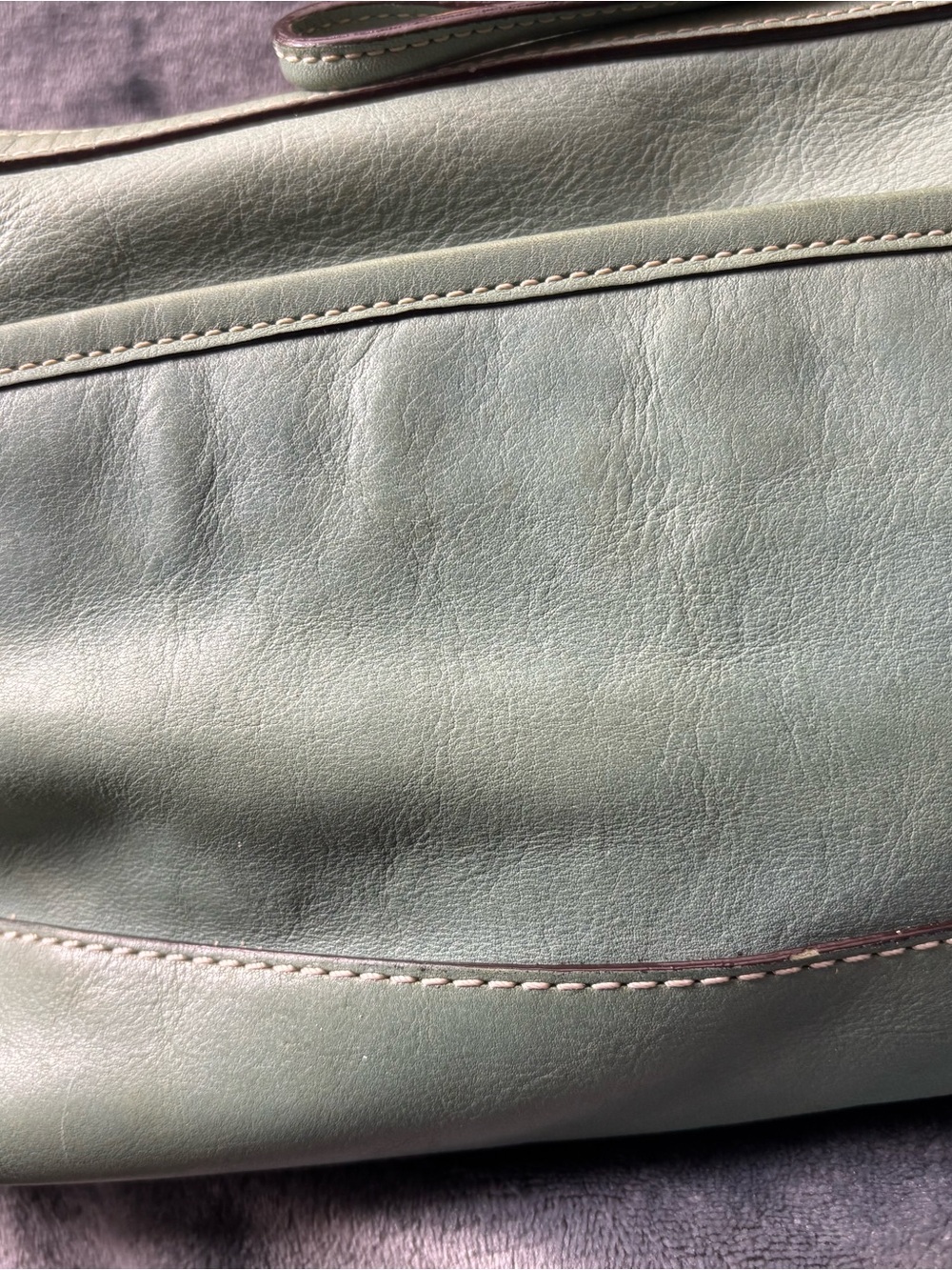 RARE Coach 10328 Legacy 65th Anniversary Double Turnlock Shoulder Bag Pond Blue - Picture 7 of 11